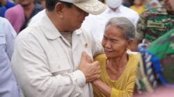 Prabowo Subianto sebagai calon presiden terkuat disambut hangat oleh masyarakat Indramayu